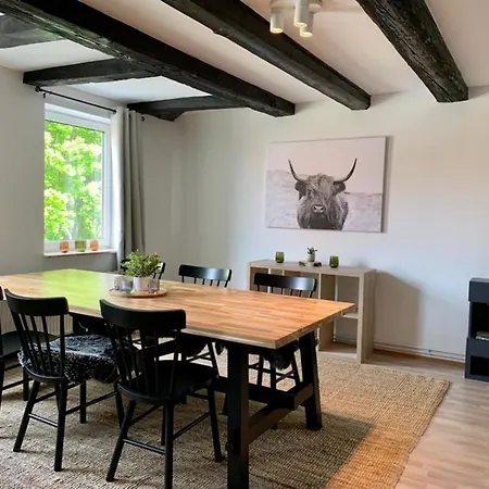 דירה 4-seen-haus - Weserbergland - Kamin - Feuerschale - Terrasse - Hunde